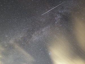 ペルセウス座流星群の写真（2008年8月14日）