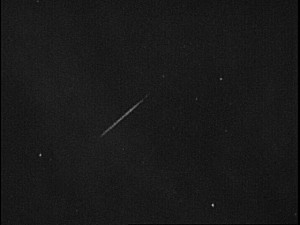 ペルセウス座流星群の写真（2009年8月14日）