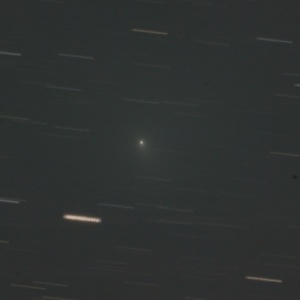 国立天文台三鷹で10月6日に撮影したハートレイ彗星の画像