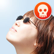 Image of use sunglasses or goggles