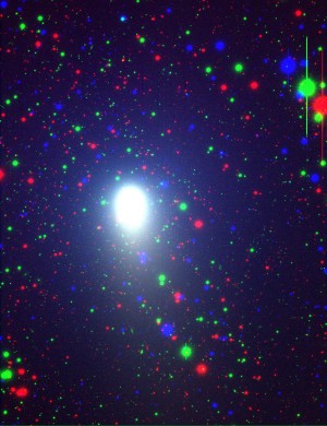 すばる望遠鏡で9月17日に撮影されたハートレイ彗星の画像