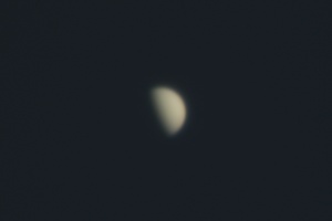 国立天文台三鷹で2010年7月27日に撮影した金星の画像